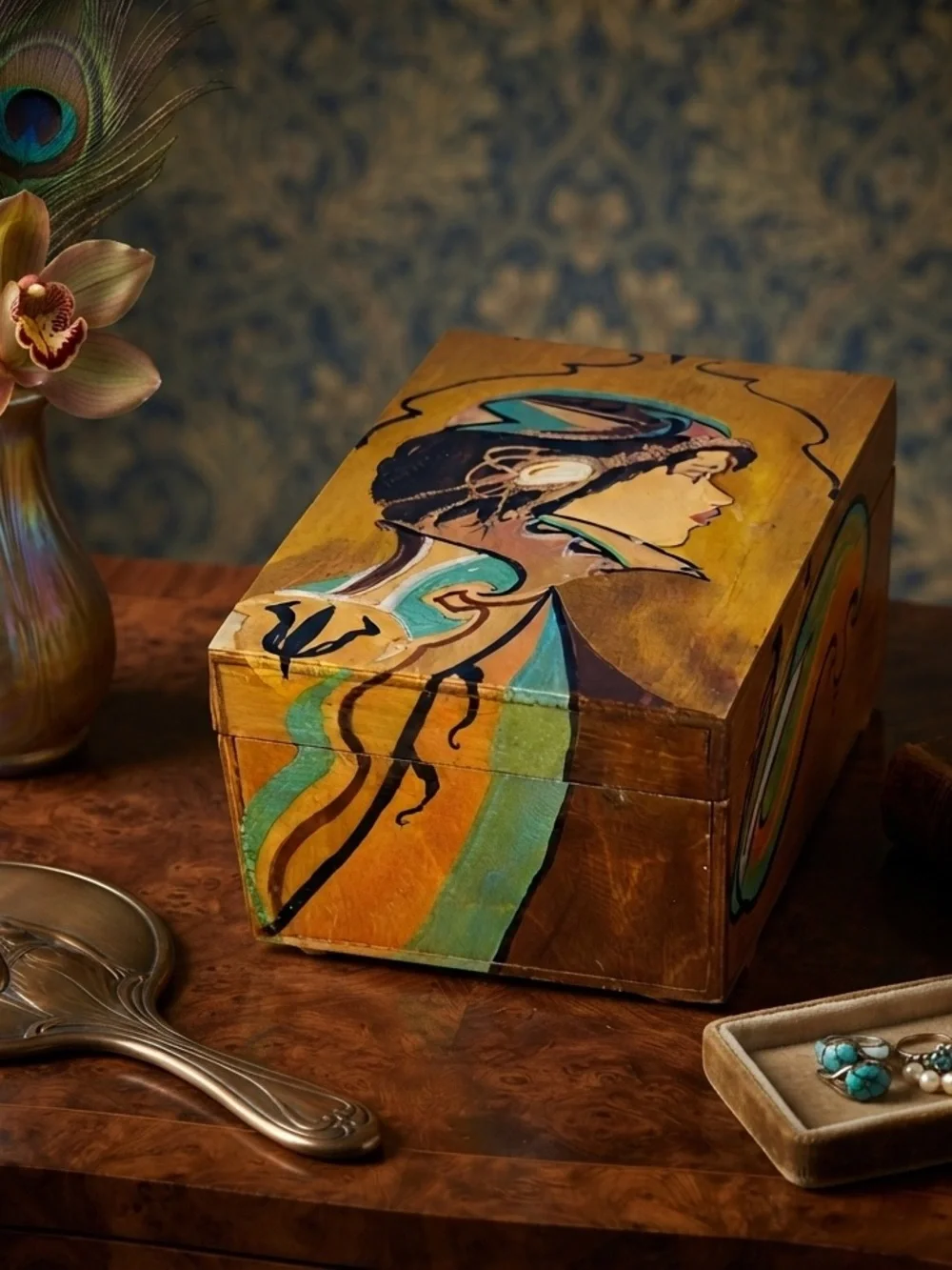 Art Nouveau Decorative Box